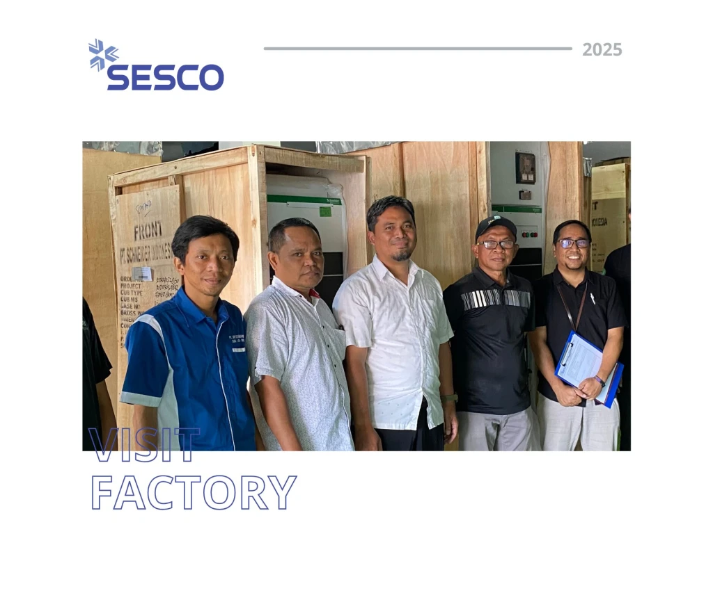 Kunjungan Pabrik Proyek Waduk Rawa Malang untuk Cubicle SM6 by Schneider